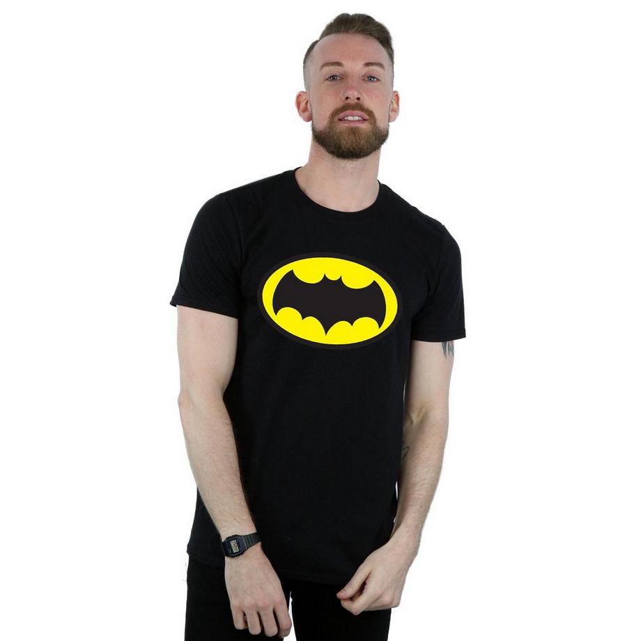 DC COMICS Batman Logo T-Shirt Stampata  