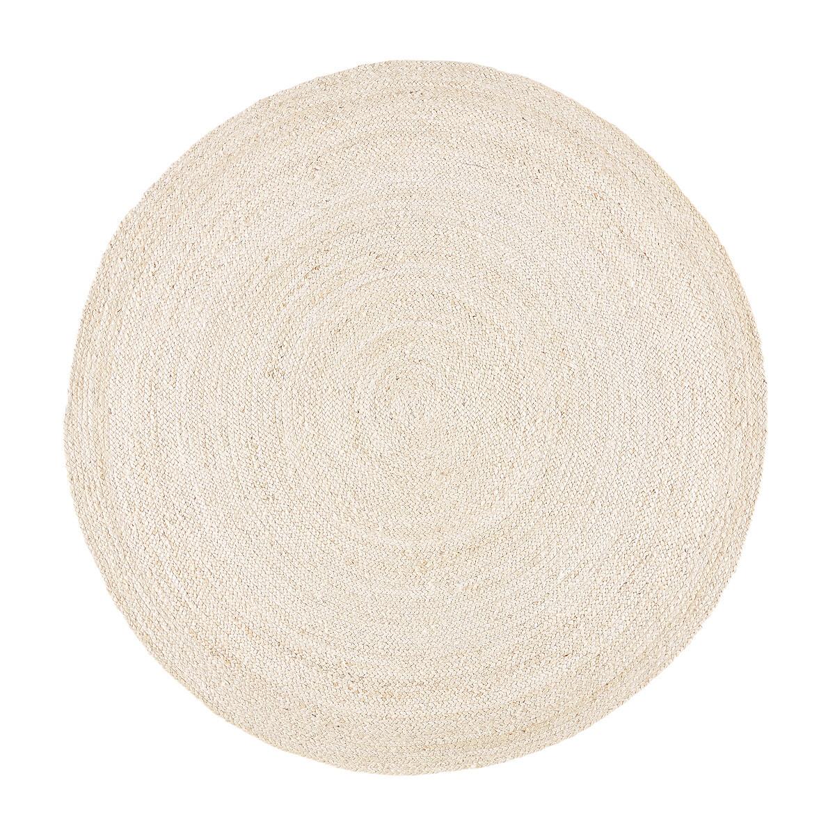 La Redoute Intérieurs Tapis rond en jute blanchi  