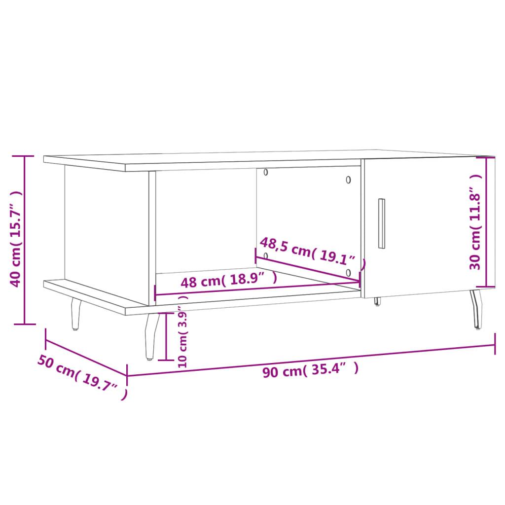 VidaXL Couchtisch holzwerkstoff  