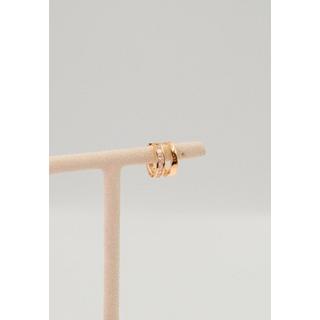 MUAU Schmuck  Creolen Rotgold 750 Brillanten 0.31ct. Scharnier 12x3mm 