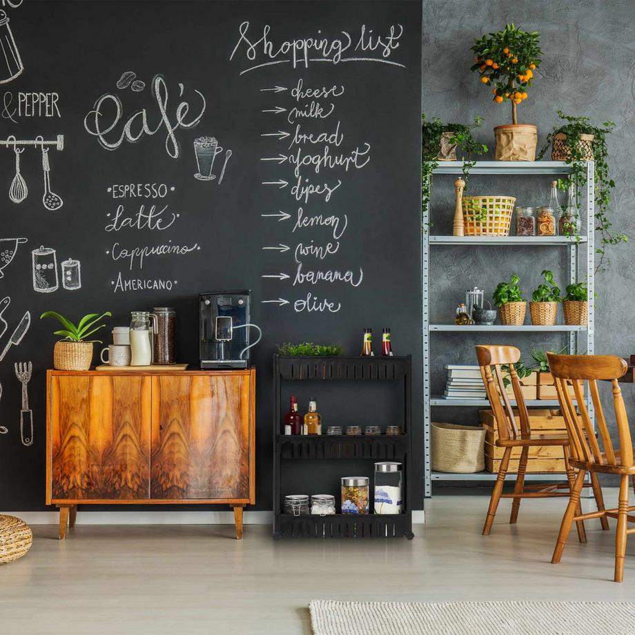 B2X Carrello stretto con 3 ripiani  