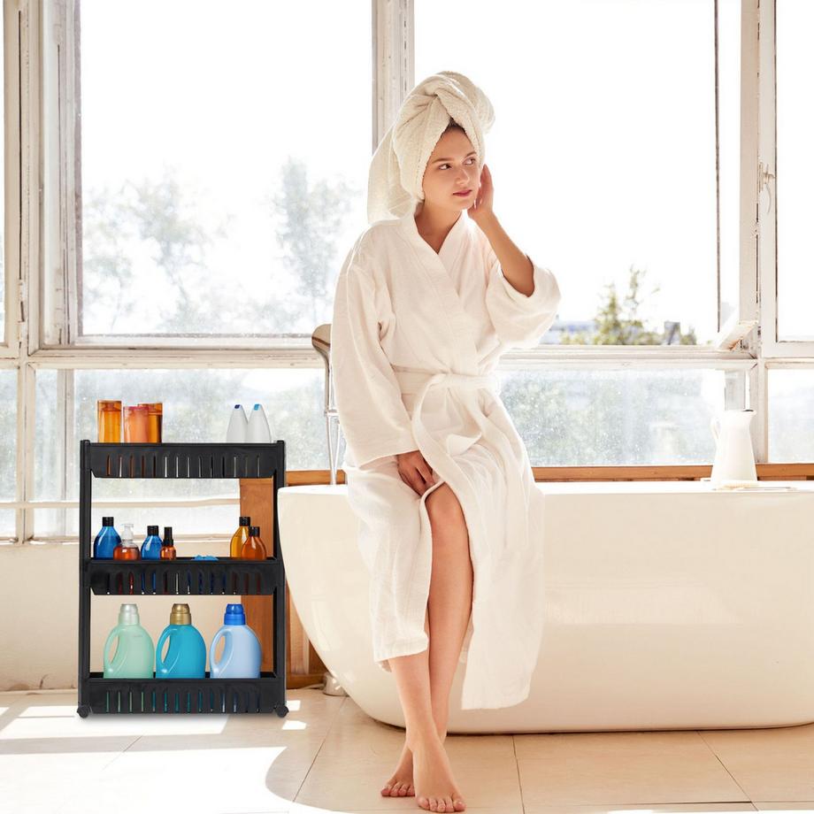 B2X Carrello stretto con 3 ripiani  