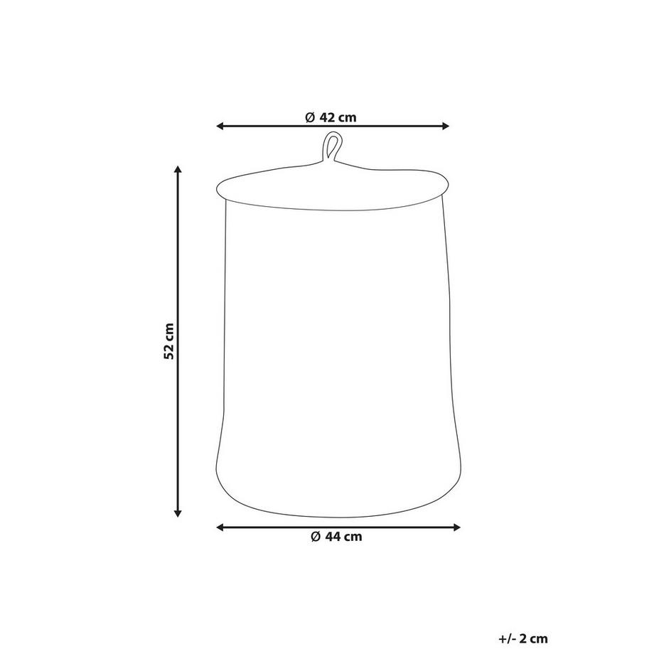 Beliani Korb en Cotone Boho SILOPI  