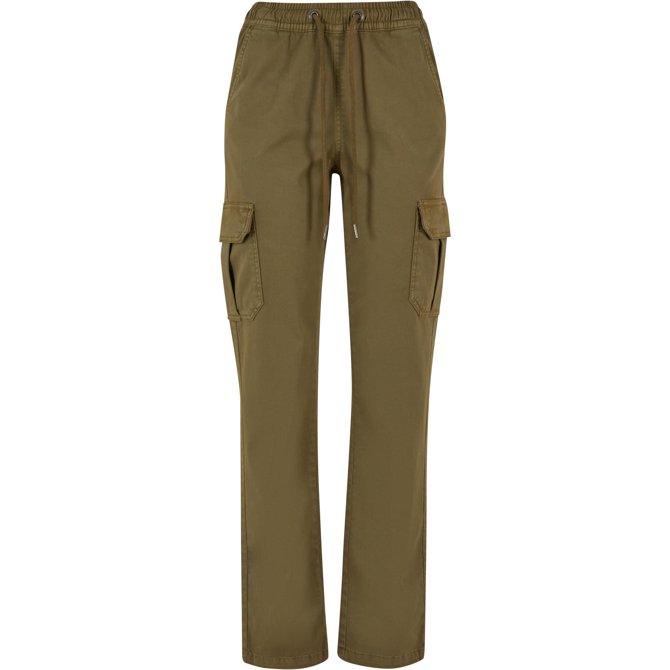 URBAN CLASSICS Pantaloni Cargo Vita Alta Twill  