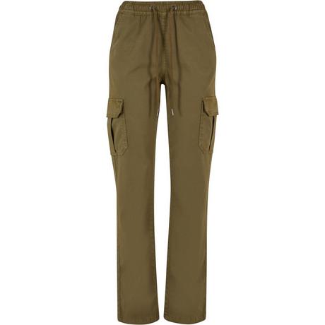 URBAN CLASSICS Pantaloni Cargo Vita Alta Twill  