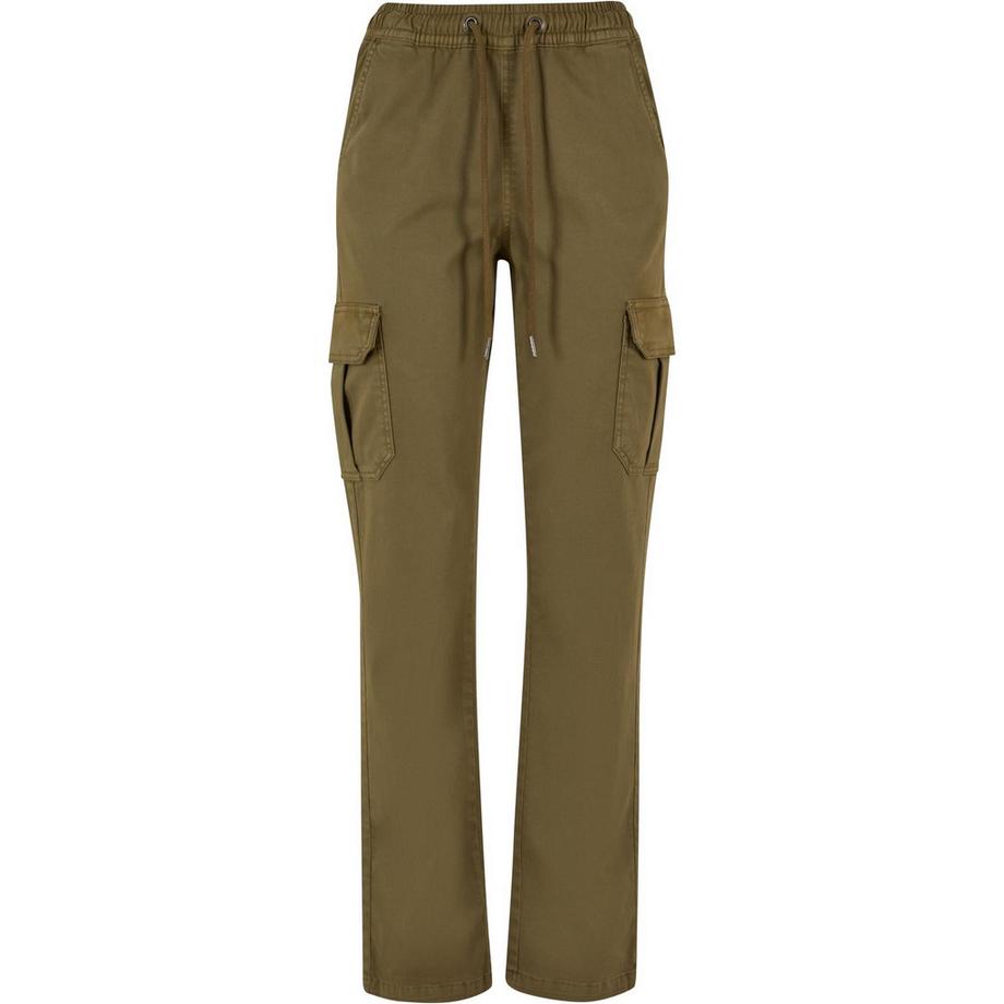 Pantalon cargo taille haute femme  Twill