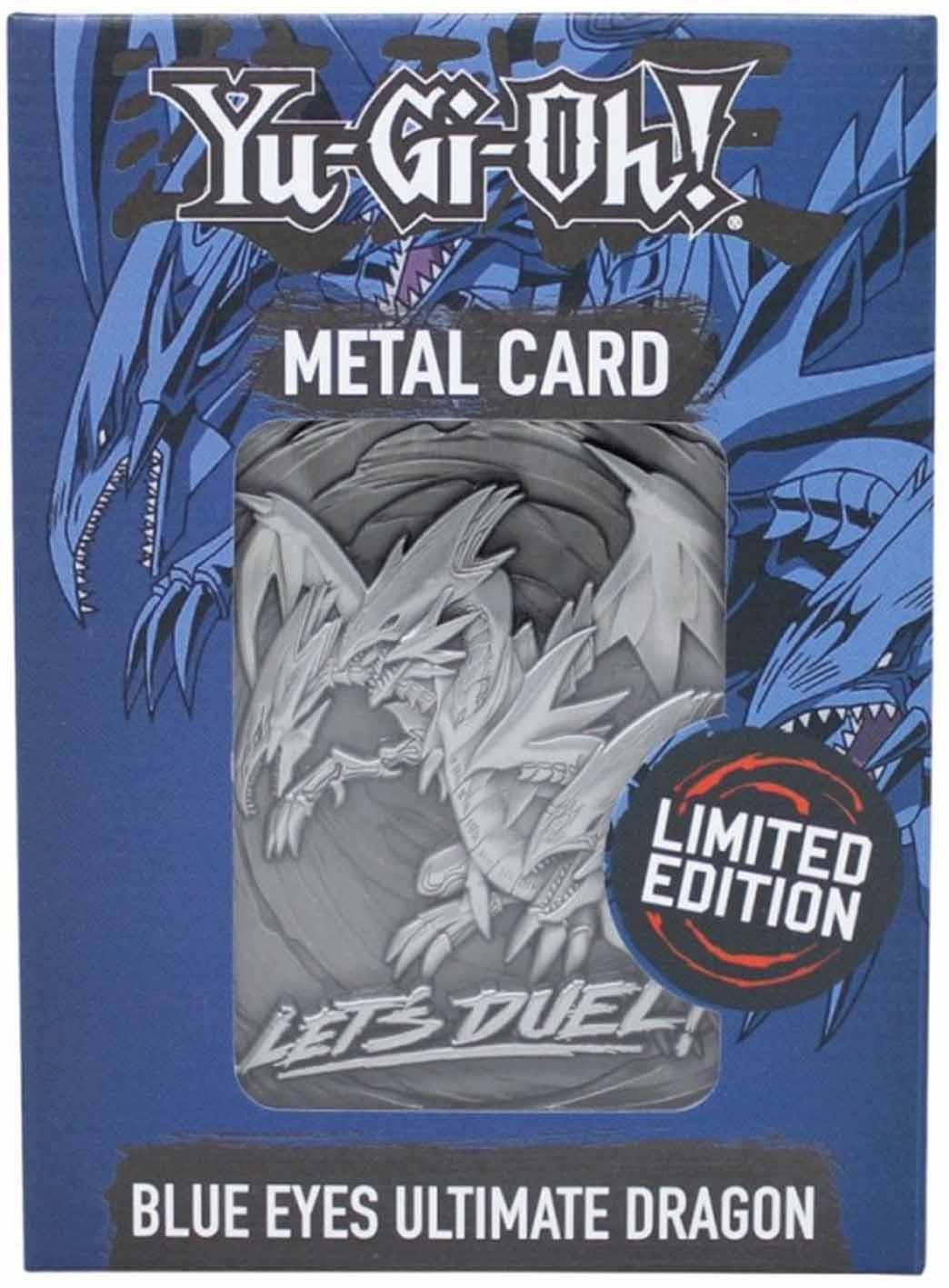 Image of Blue Eyes ultimate Dragon Metal Card