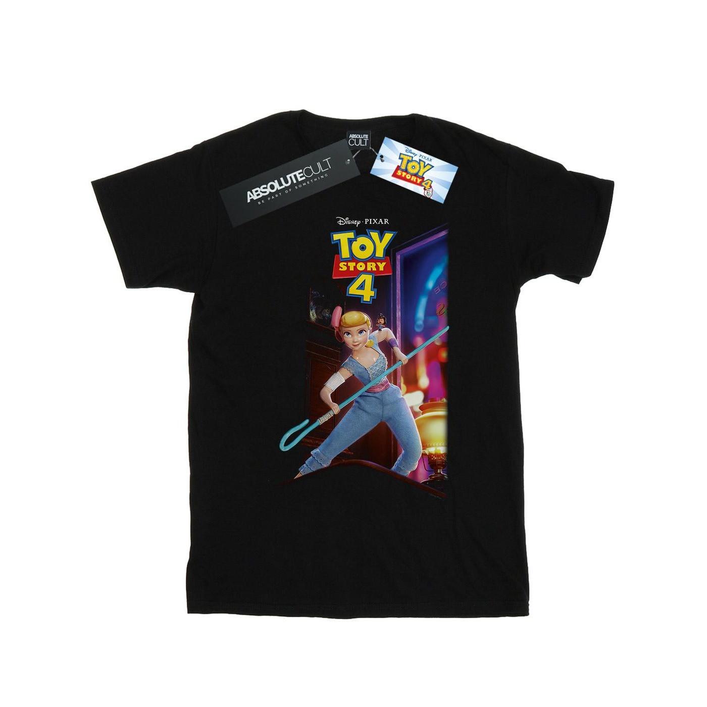 Image of Toy Story 4 Bo Peep And Giggle Mcdimples Poster Tshirt Damen Schwarz XXL