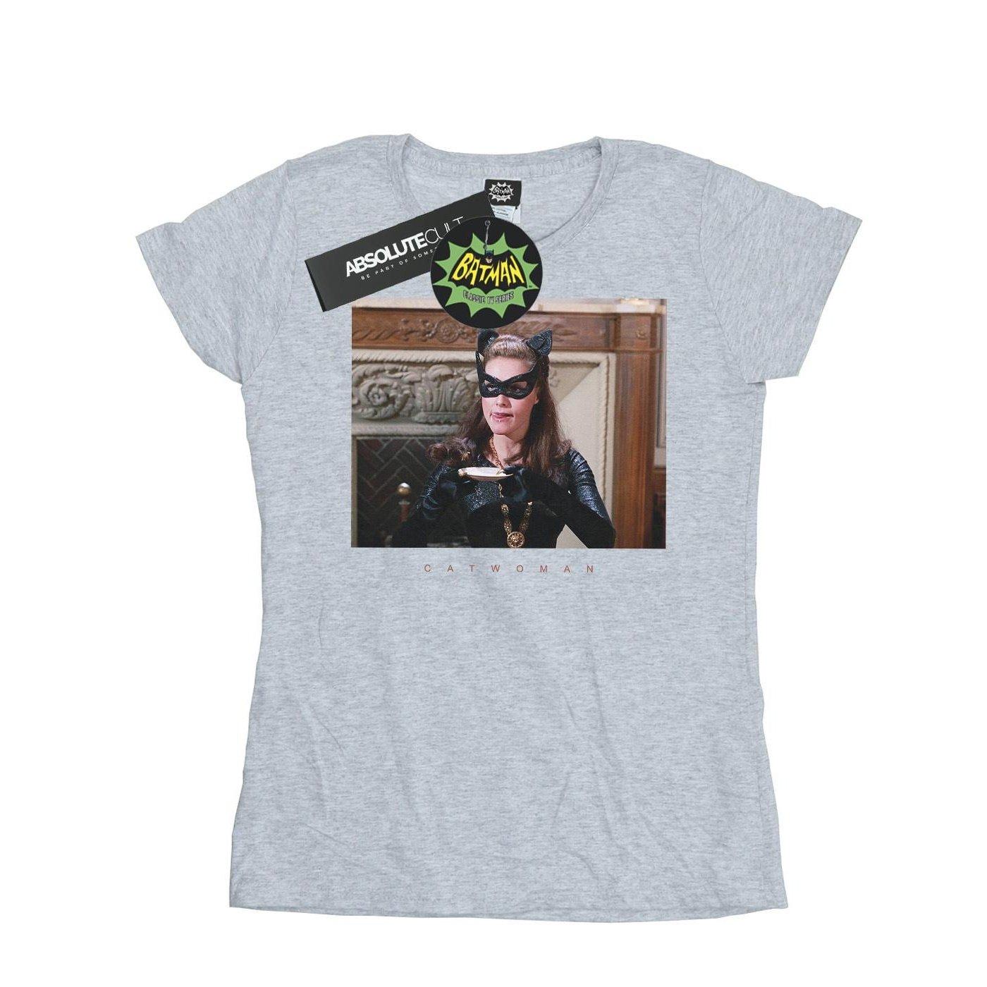 Image of Batman Tv Series Catwoman Photo Tshirt Damen Grau L