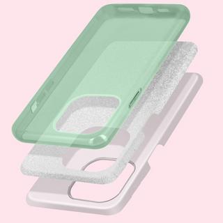 Avizar  Coque iPhone 14 Pro Max Paillettes Vert 