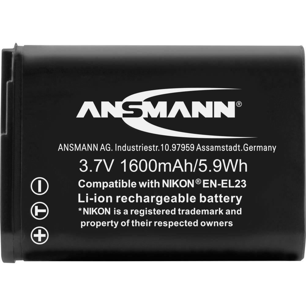 ANSMANN  EN-EL23 Kamera-Akku ersetzt Original-Akku (Kamera) EN-EL23 3.7 V 1600 mAh 