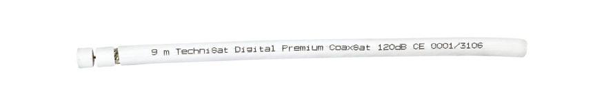 TechniSat  TechniSat 0001/3106 cavo coassiale 100 m Bianco 