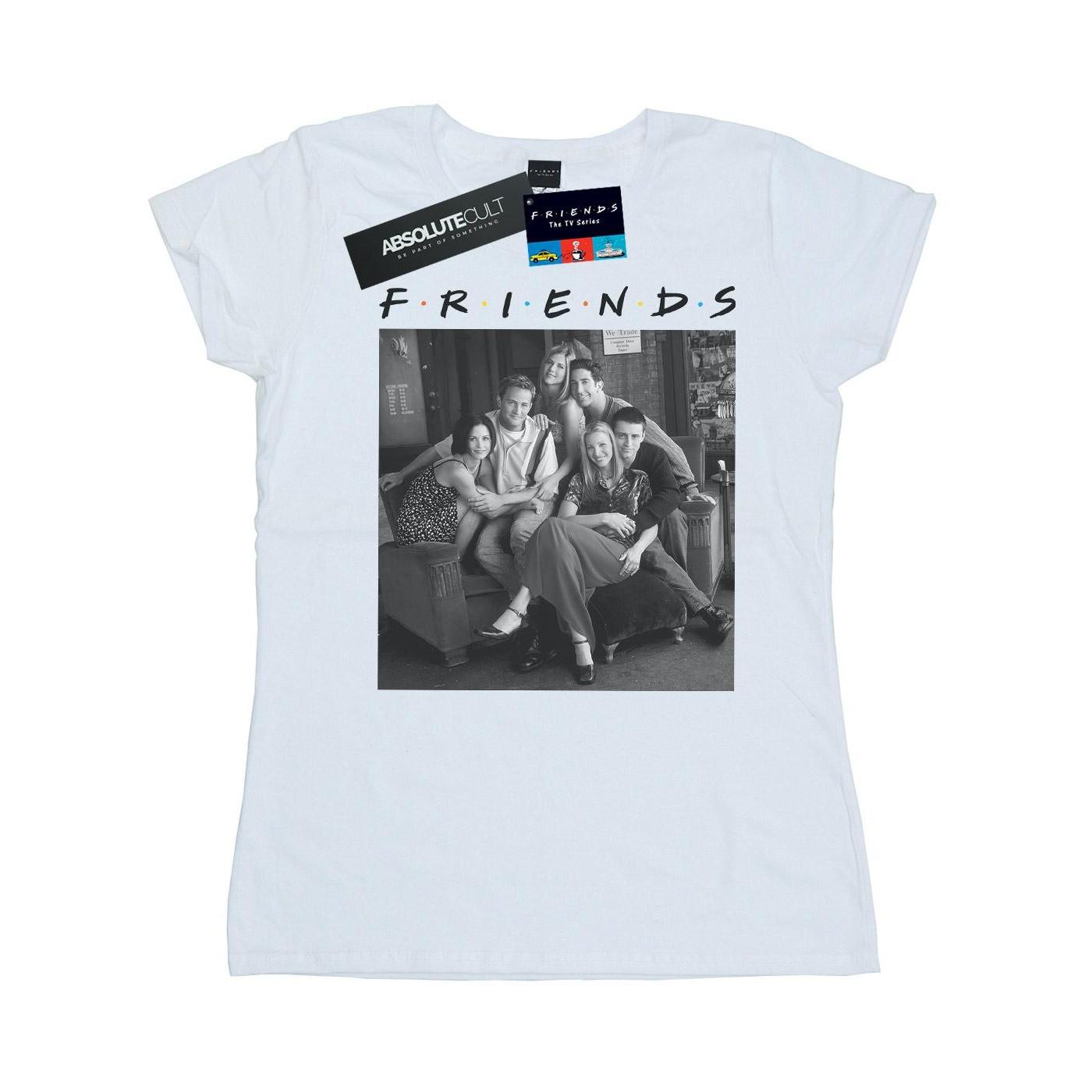 Image of Black And White Photo Tshirt Damen Weiss XL