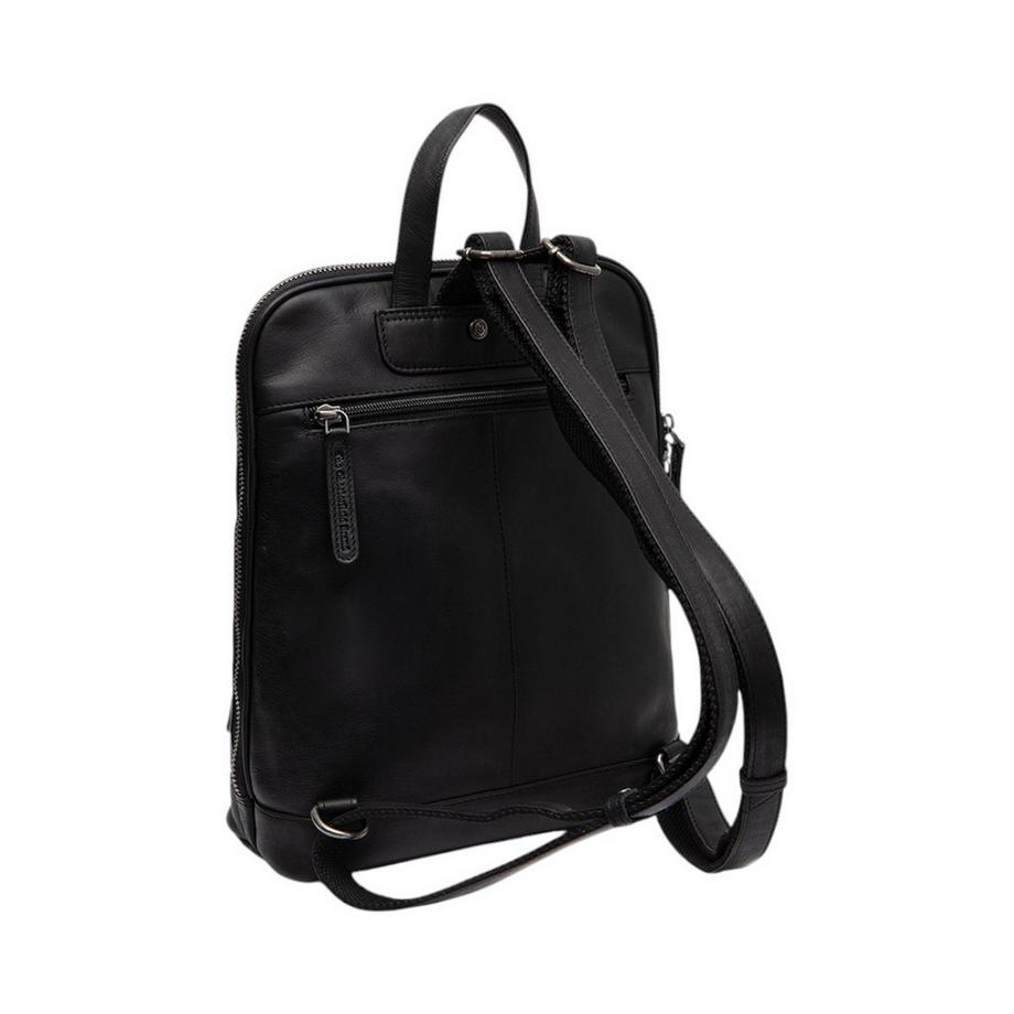Chesterfield Floran Sac à dos en cuir noir  