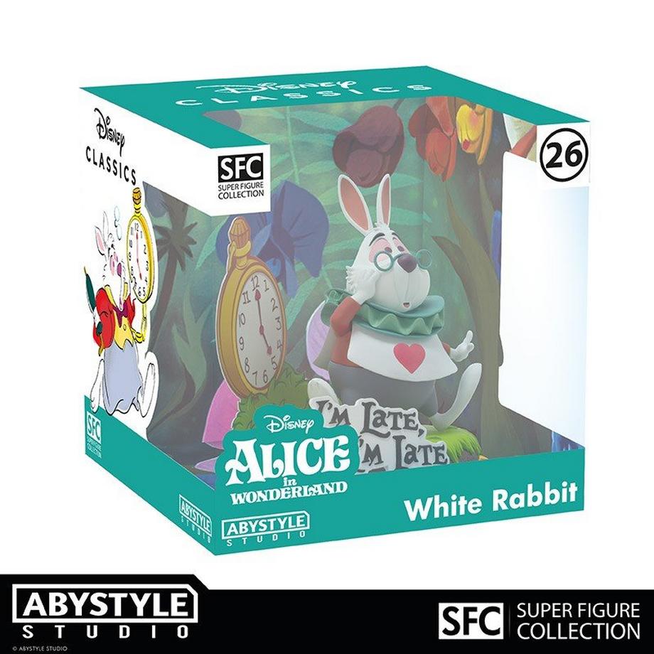 Abystyle  ST Disney Alice in Wonderland White Rabbit 10cm 
