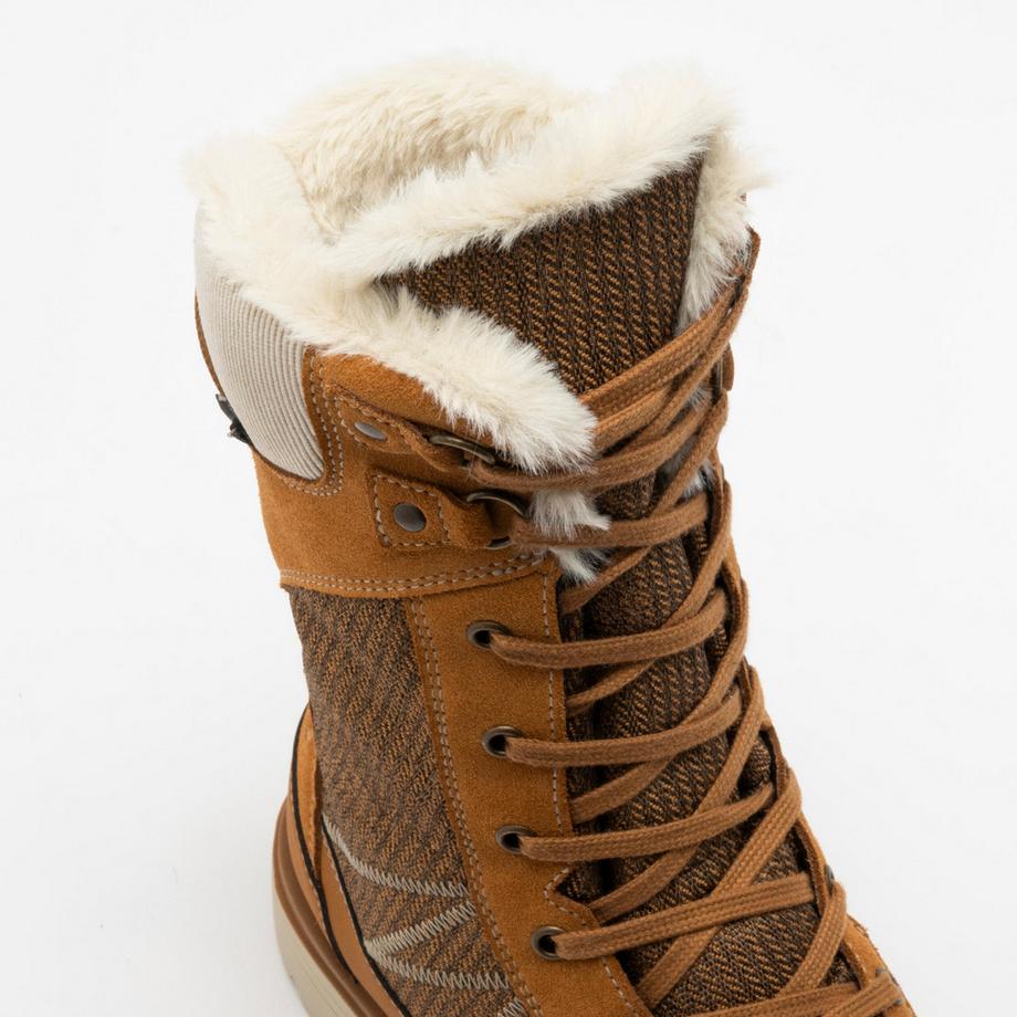 QUECHUA Bottes de neige cuir  