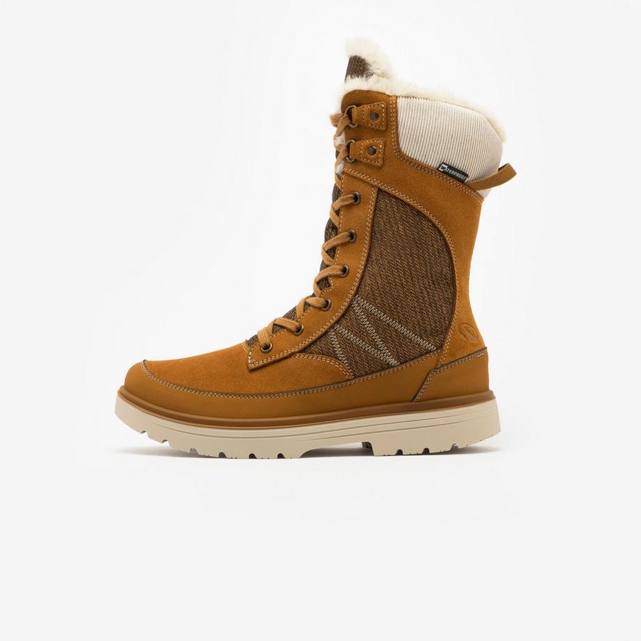 QUECHUA Bottes de neige cuir  