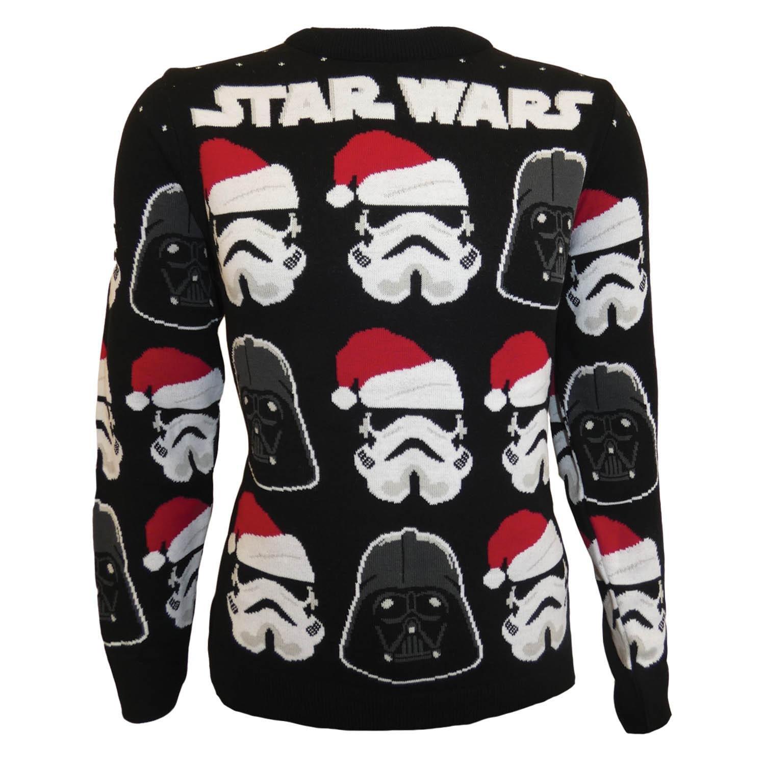 Image of Vader And Trooper Sweatshirt Weihnachtliches Design Herren Multicolor M