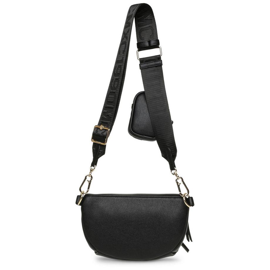 STEVE MADDEN Sac banane noir avec mini sac amovible  