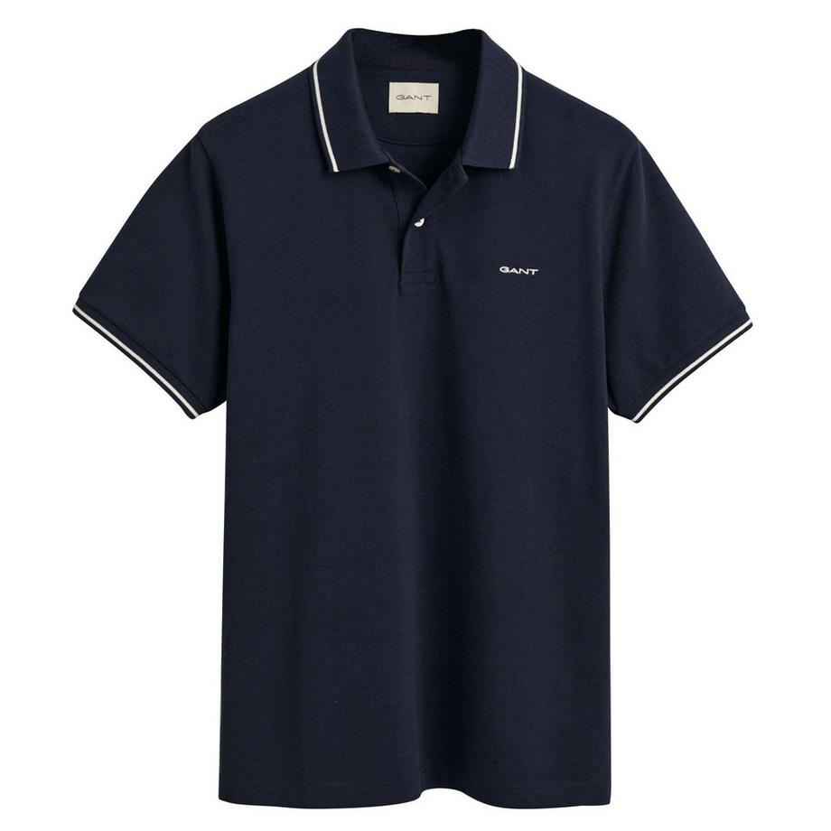 Poloshirt  1er Pack Bequem sitzend-TIPPING PIQUE POLO