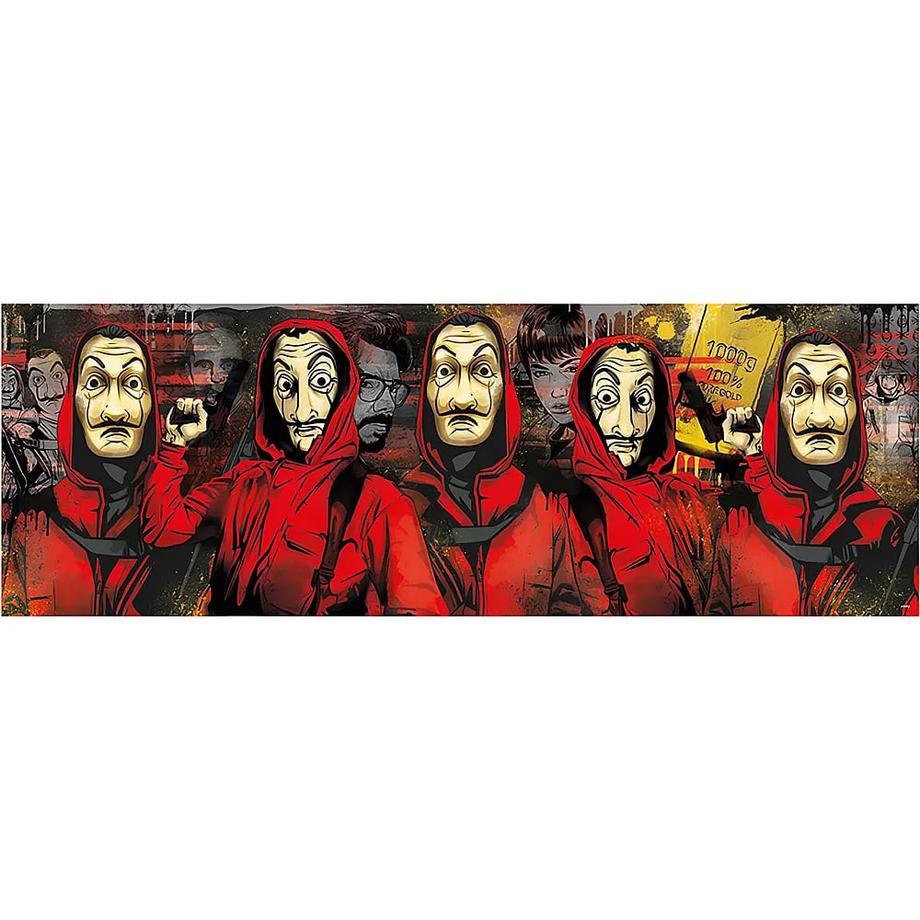 Clementoni  Puzzle La Casa de Papel Panorama (1000Teile) 