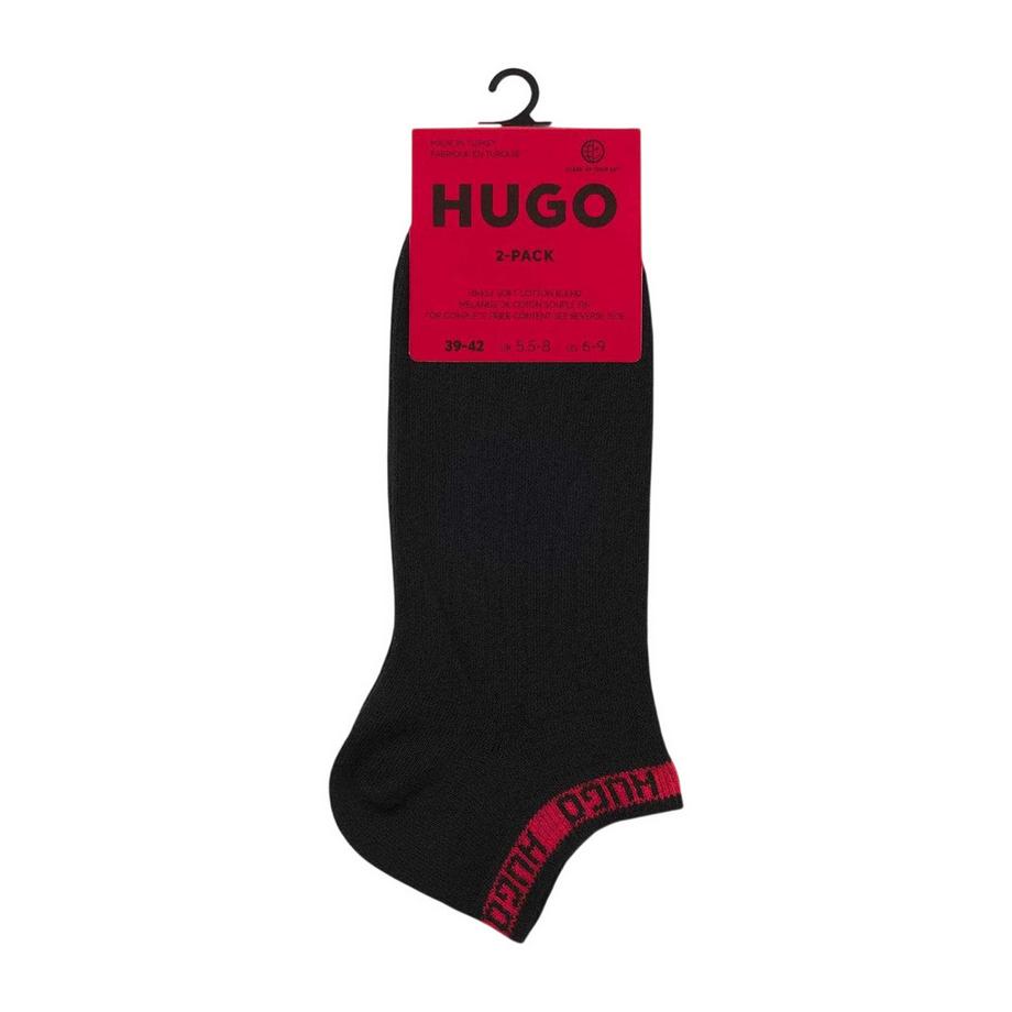 HUGO Chaussettes Mi Mollet Mélange Coton Lot de 2  