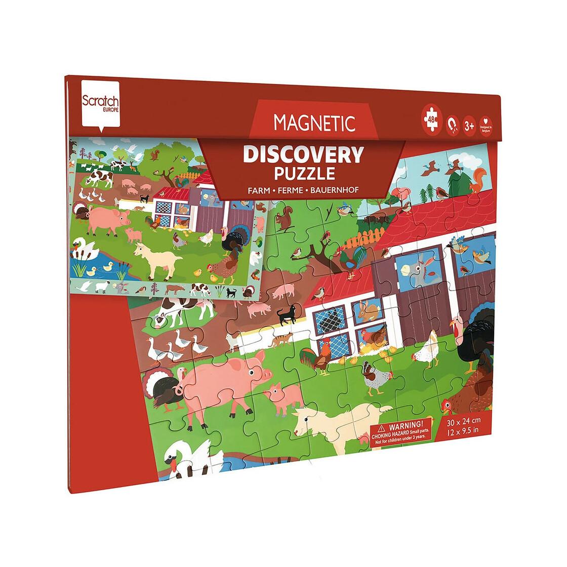 Image of Puzzle Magnet Puzzle Bauernhof gross (48Teile)