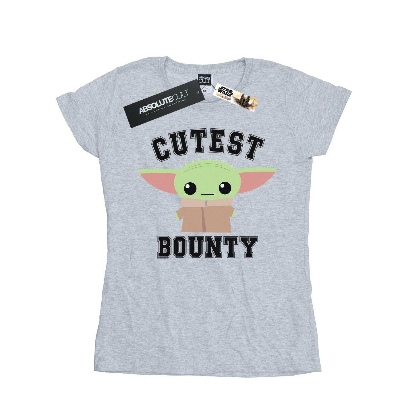 Image of The Mandalorian Cutest Bounty Tshirt Damen Grau XL
