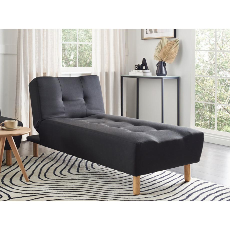Beliani Chaiselongue aus Stoff Retro ALSTEN  