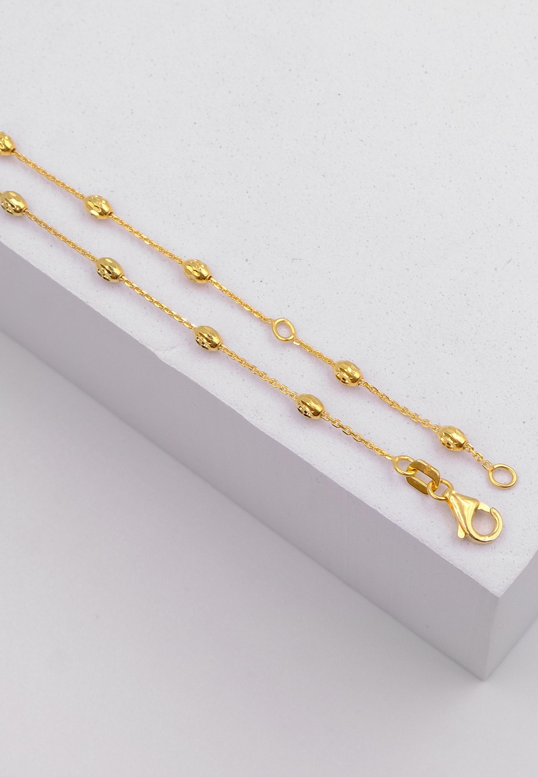 MUAU Schmuck  Collier Gelbgold 750 Akoya Perle 8-8.5mm 