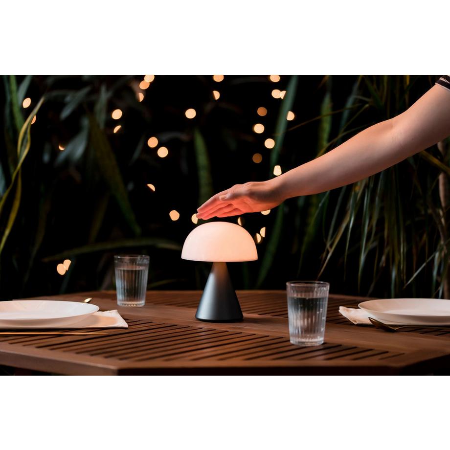 LEXON Lexon Mina L Lampe LED Large gris foncé  