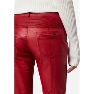 RICANO  Lederhose Donna, mit Biker-Elementen 