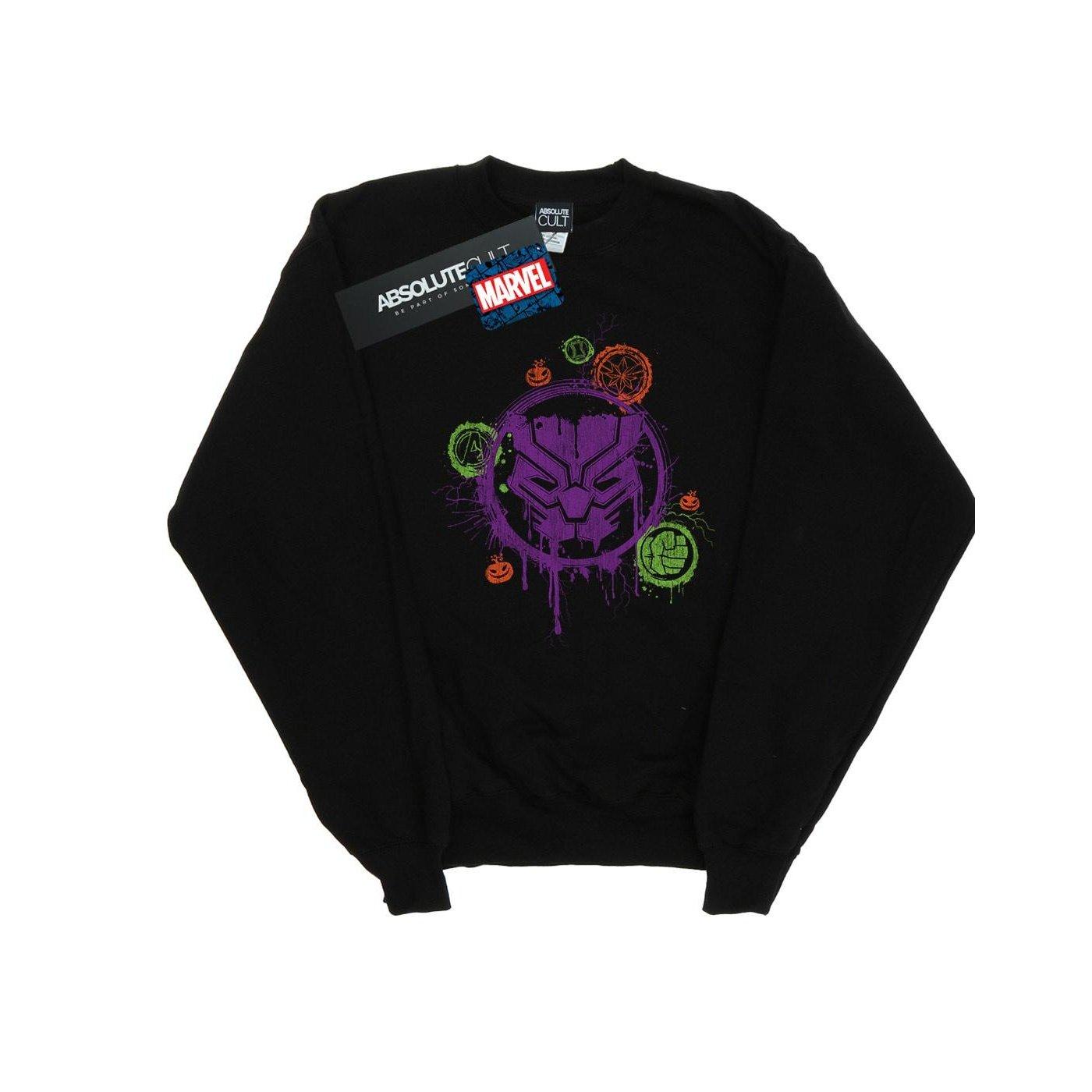 Image of Avengers Panther Halloween Icon Sweatshirt Mädchen Schwarz 140/146