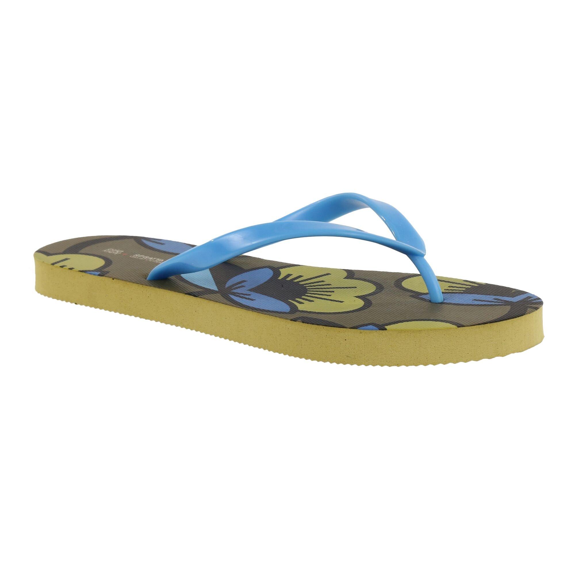 Image of Flipflops Orla Kiely, Passionsblume Damen Blau Bunt 40