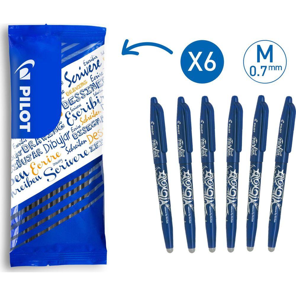 Image of FriXion Ball Blau Stick-Kugelschreiber 6 Stück(e) Blau