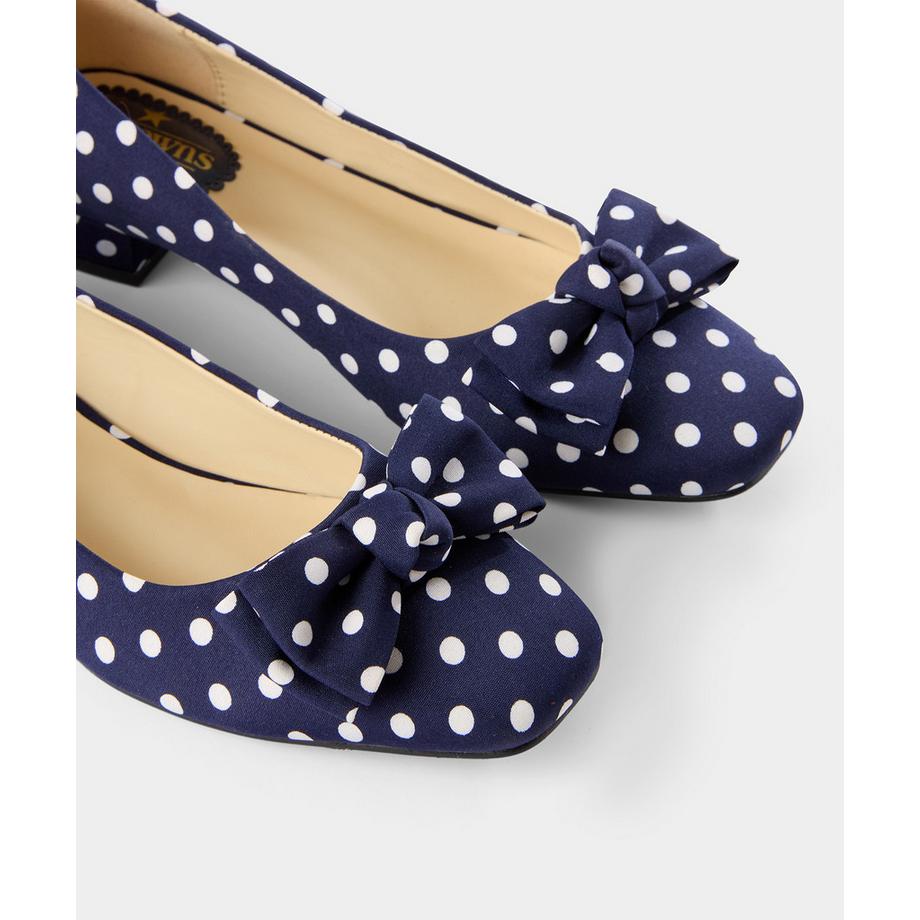 Joe Browns Flache Stoffschuhe mit Tupfenmuster  