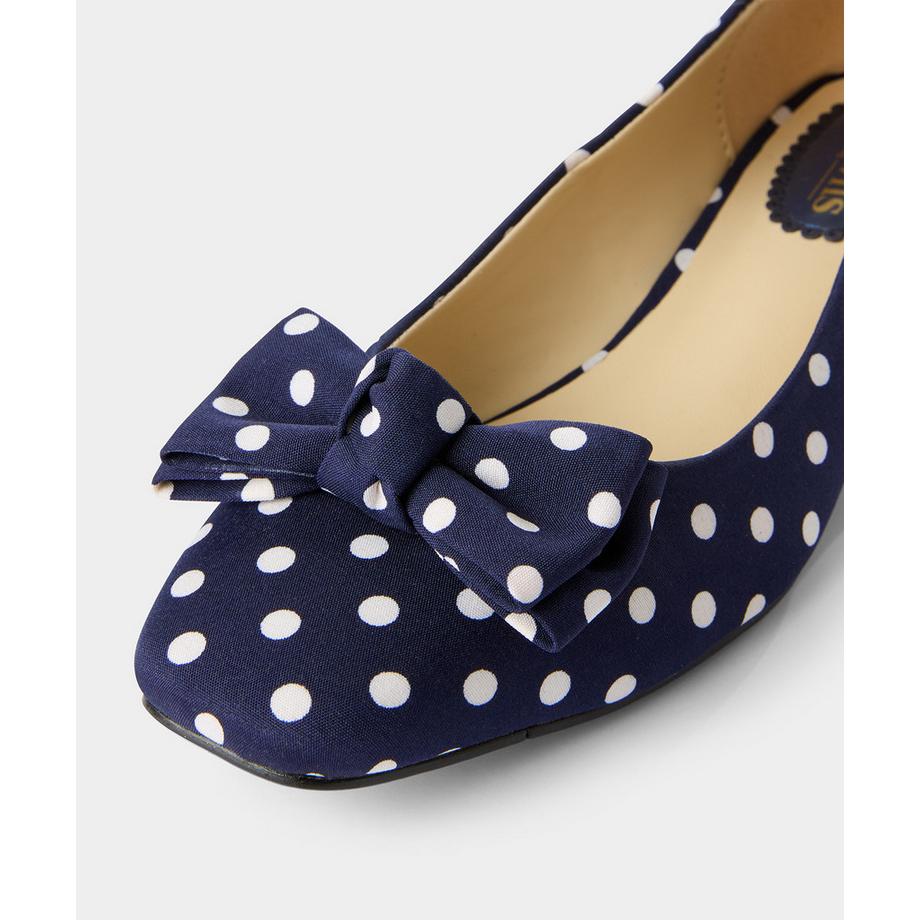 Joe Browns Flache Stoffschuhe mit Tupfenmuster  