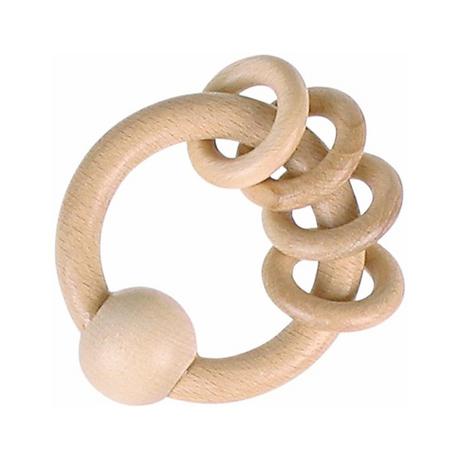 goki  Greifling mit 4 Ringen, natur 
