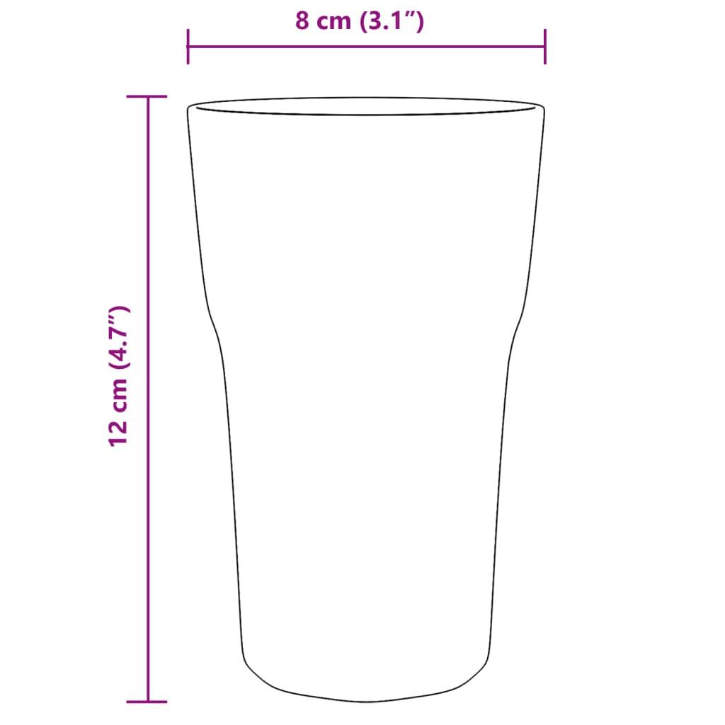 VidaXL Verre à bière verre  