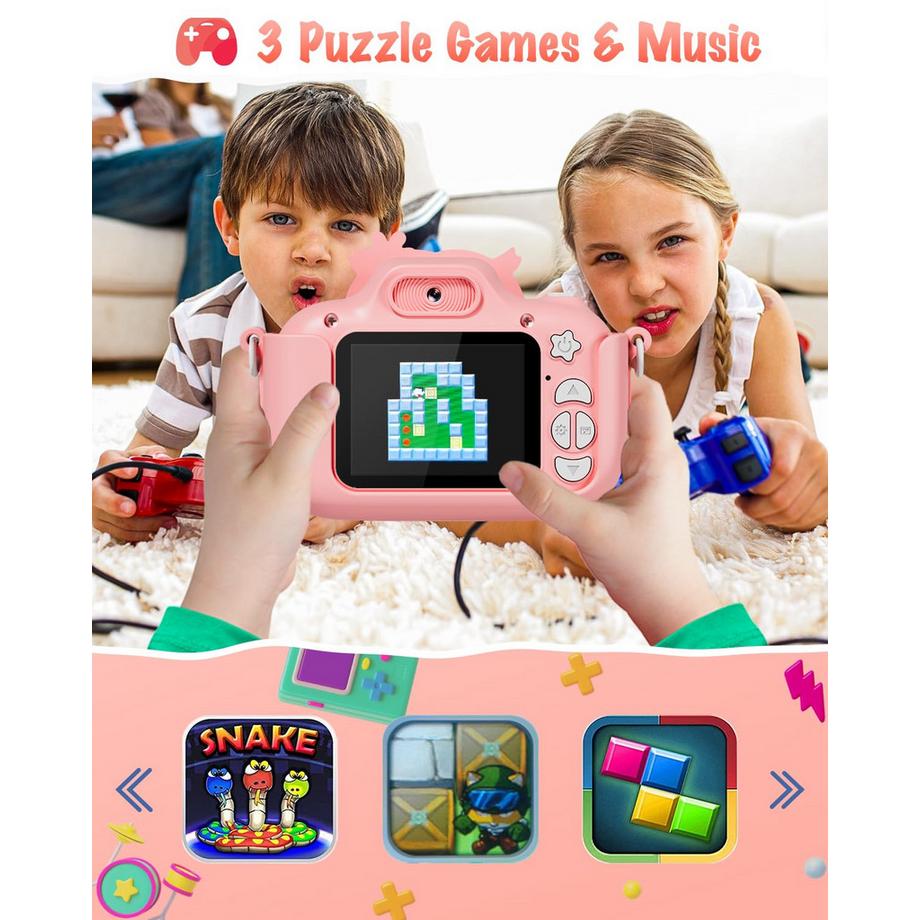 Activity-board  Appareil photo pour enfants, écran d'appareil photo pour enfants, appareil photo numérique pour enfants 