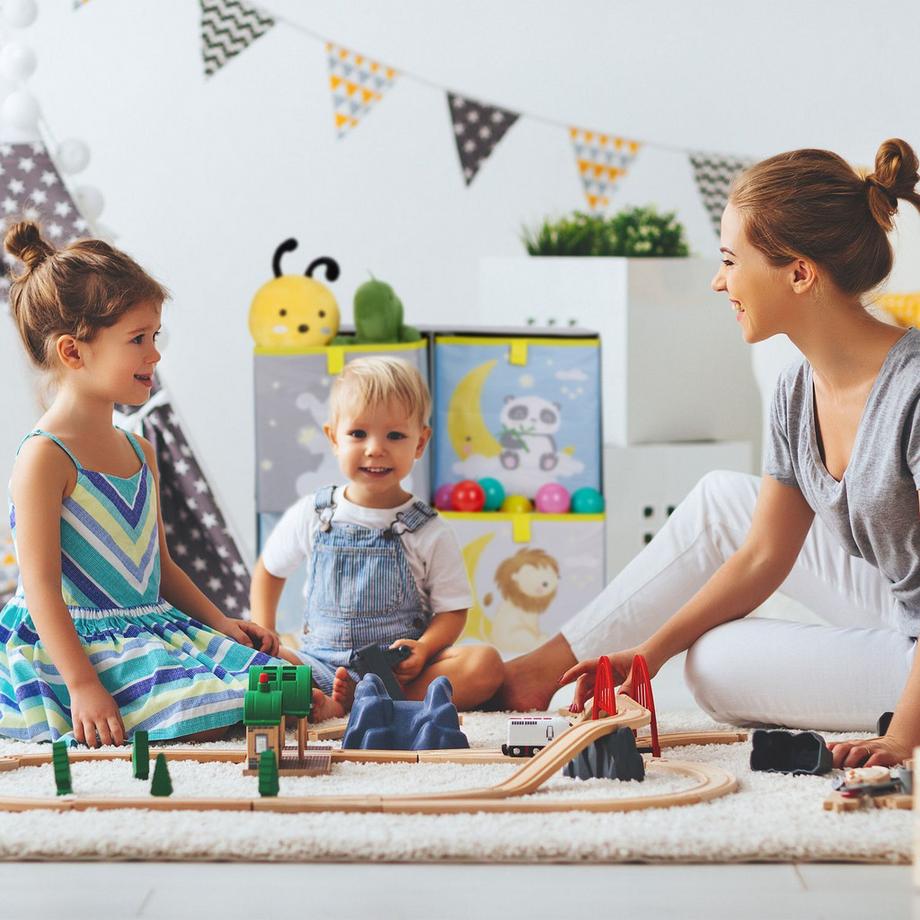 Northio  Scaffale per bambini con cassetti 