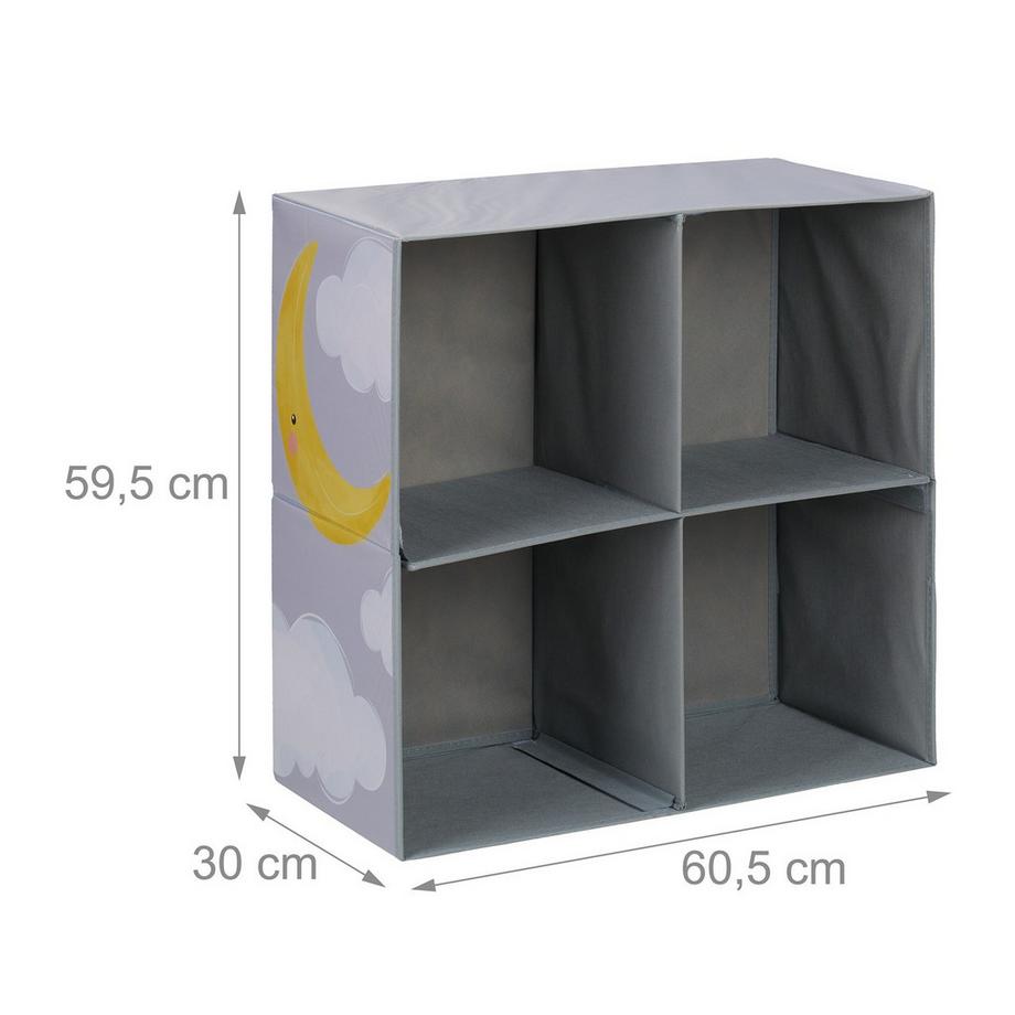 Northio  Scaffale per bambini con cassetti 