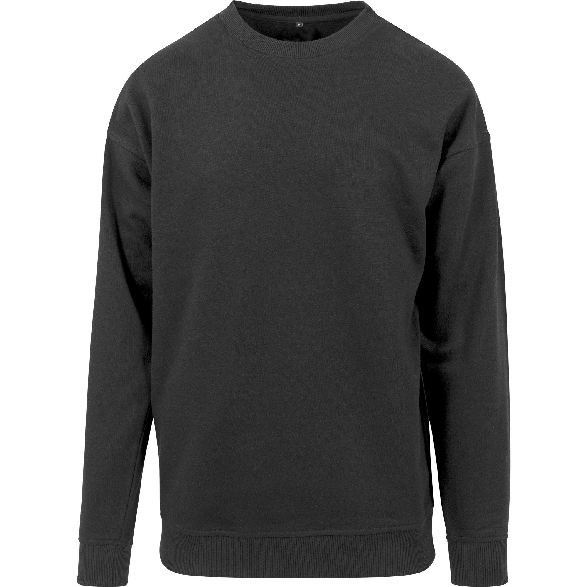 Image of Crew Neck Pullover Herren Schwarz 4XL
