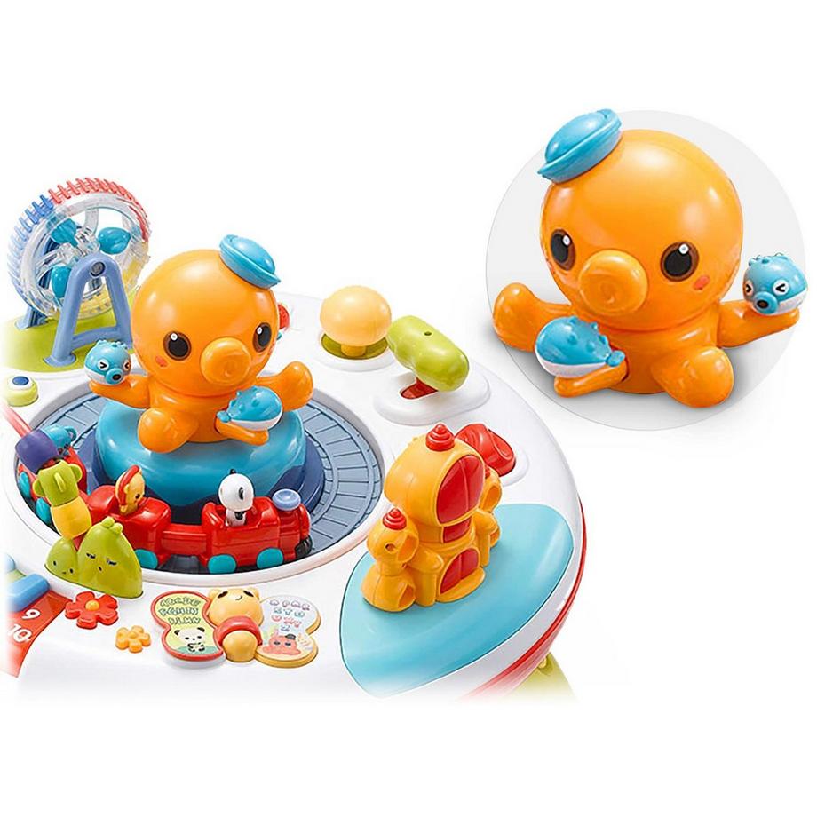 B2X  Confortable et fonctionnel :

- Jeu d'argent
- Écurie
- Carrousel
- Solide et résistant
- Piano coloré
- Assemblage simple et rapide
- Train automatique
- Châssis de balle et pièces mobiles
- Éléments lumineux : piano et grenouille
- Peut servi 