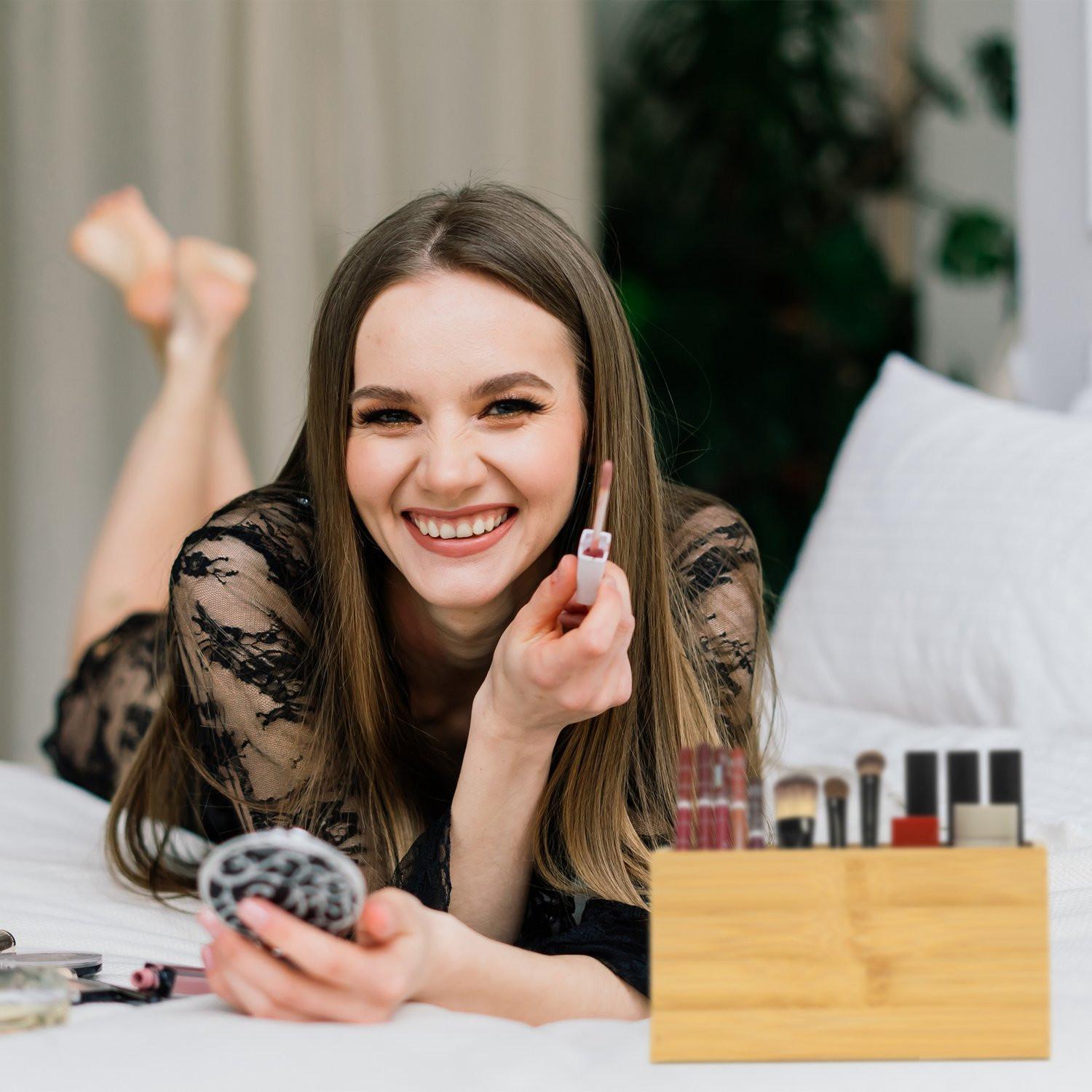 Northio Scatola portaoggetti in bambù  