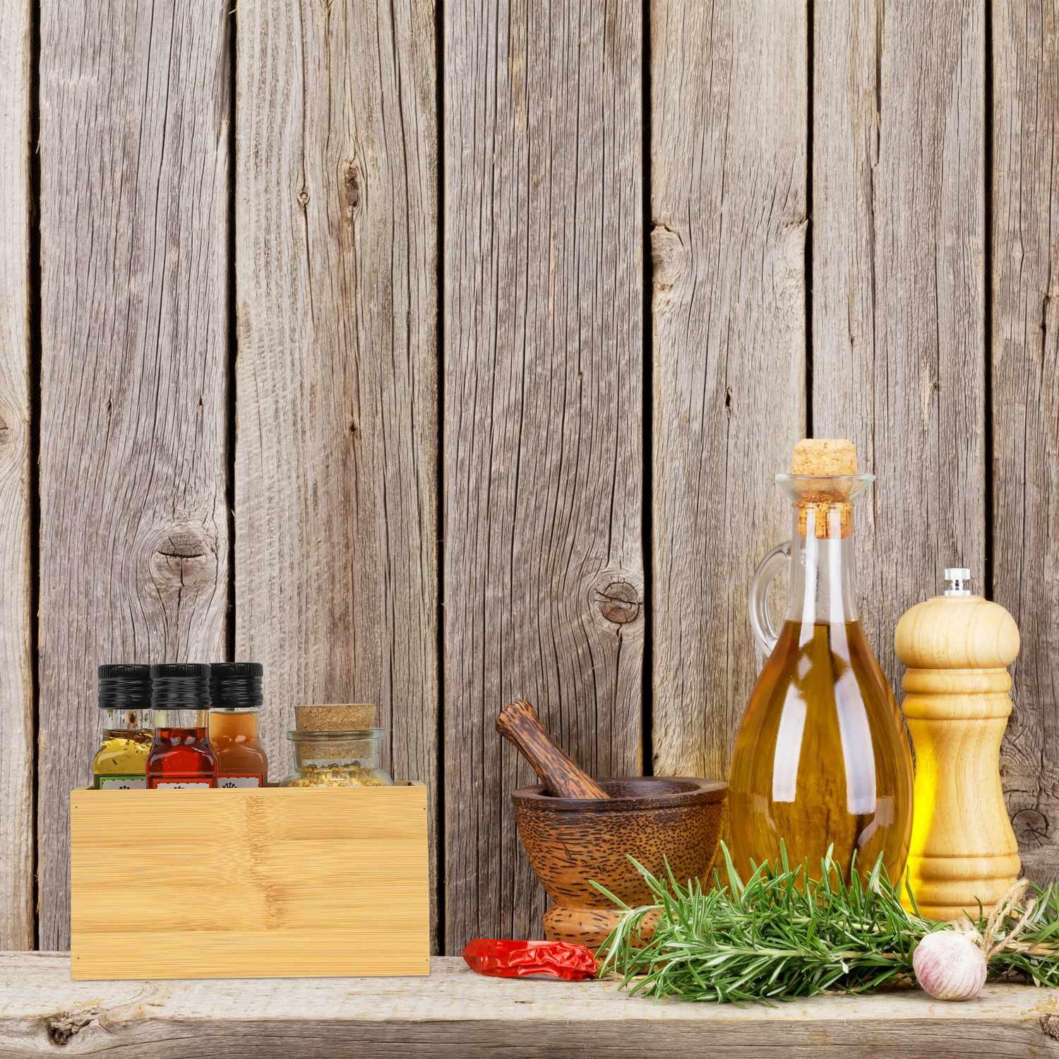 Northio Scatola portaoggetti in bambù  