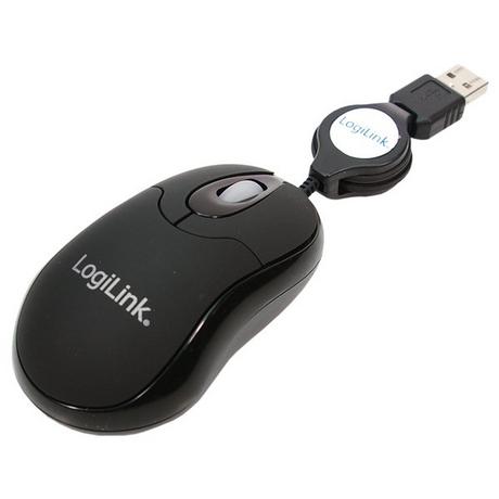 LogiLink  ID0016 souris Ambidextre USB Type-A Optique 800 DPI 