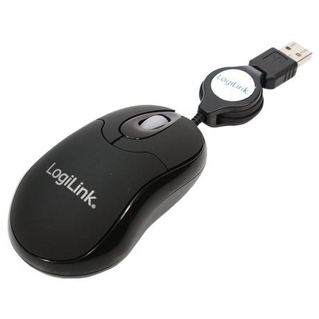 LogiLink  ID0016 Maus Beidhändig USB Typ-A Optisch 800 DPI 