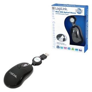 LogiLink  ID0016 souris Ambidextre USB Type-A Optique 800 DPI 