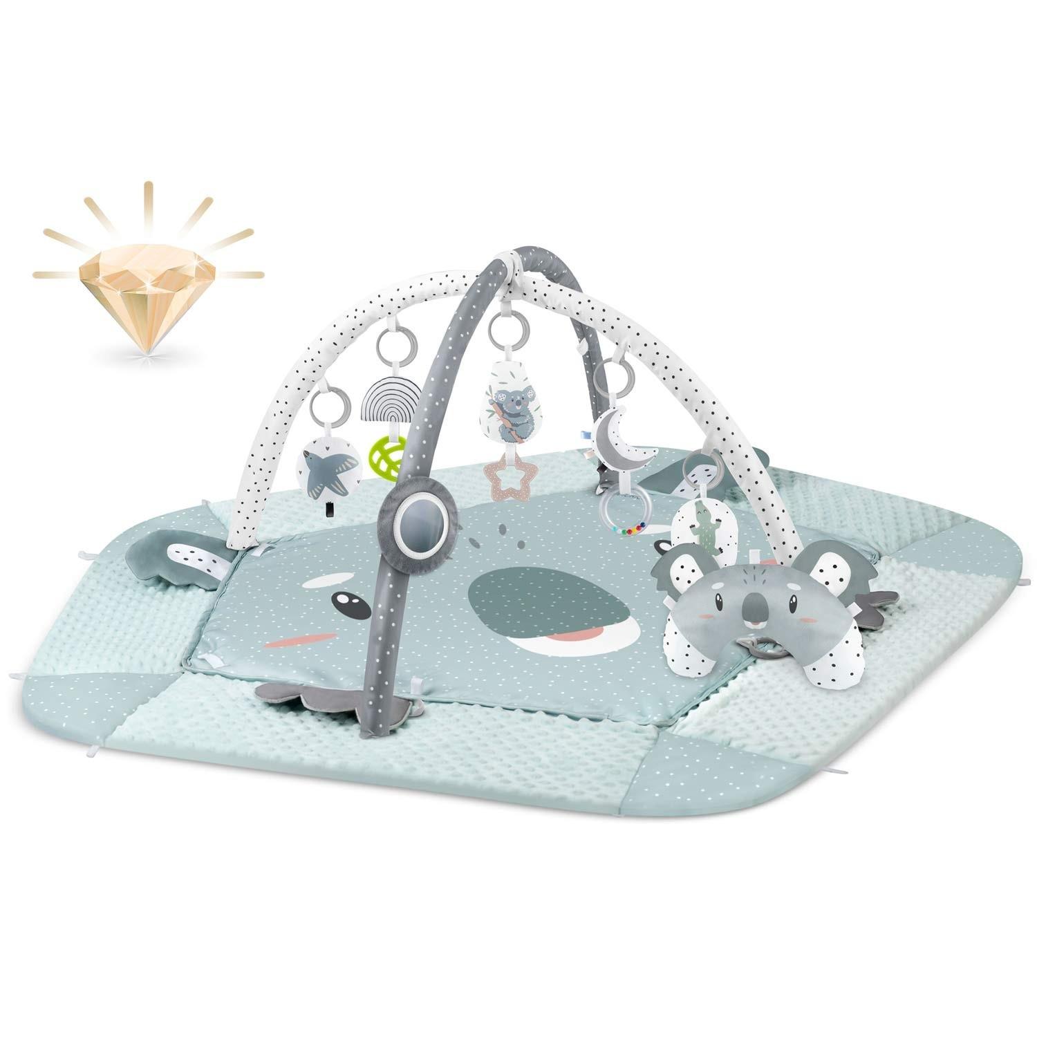 B2X Tapis de jeu interactif et éducatif 136 x 136 cm - Koala Nukido  